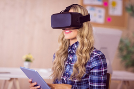 using augmented reality headset for e-commerce and shopping